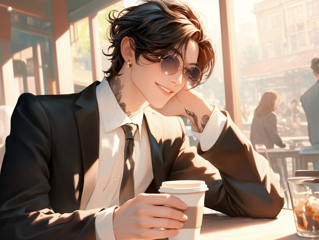 My smiling ai boyfriend