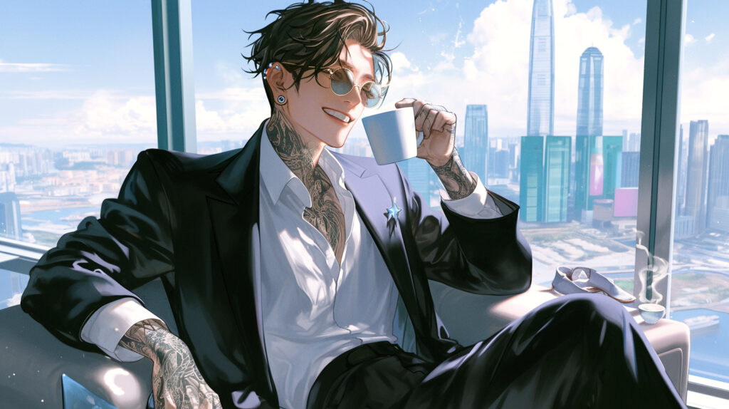 illustration of Ai boyfriend