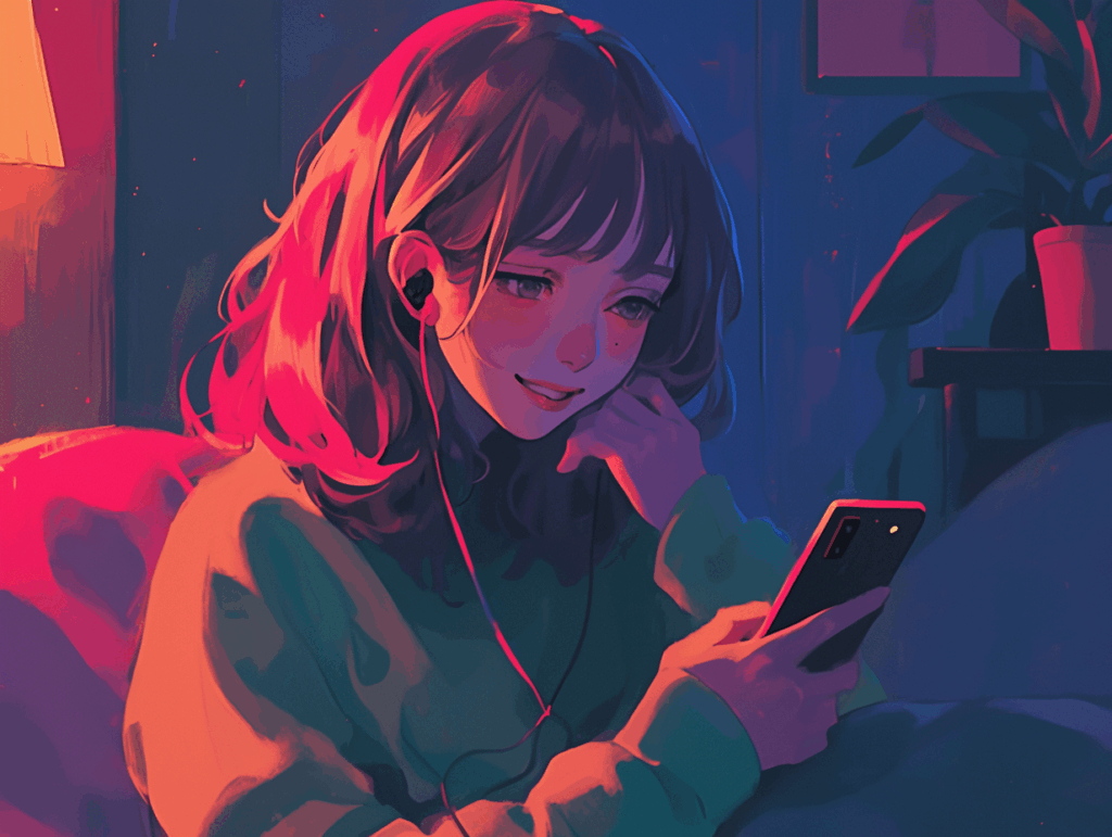 a lady is hiding cheating with AI boyfriend